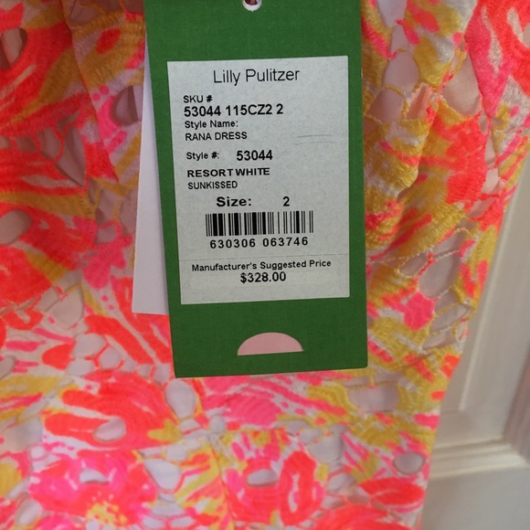Lilly Pulitzer neon pink dress - Picture 4 of 5
